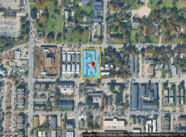 2269 W Oak St, Denton, TX Parcel Map