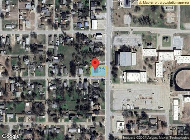  1423 S Main St, Blackwell, OK Parcel Map