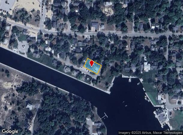  10 Channel Ln, Pentwater, MI Parcel Map