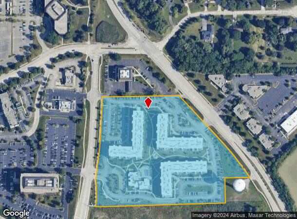  1133 N Arlington Heights Rd, Itasca, IL Parcel Map