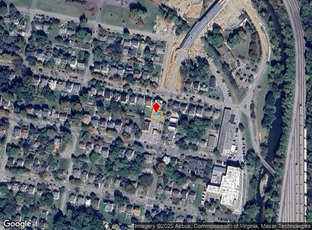 1109 Main St Sw, Roanoke, VA Parcel Map