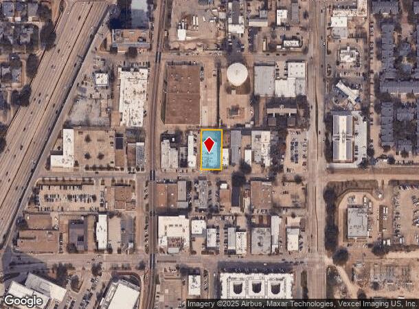 5619 Dyer St, Dallas, TX Parcel Map