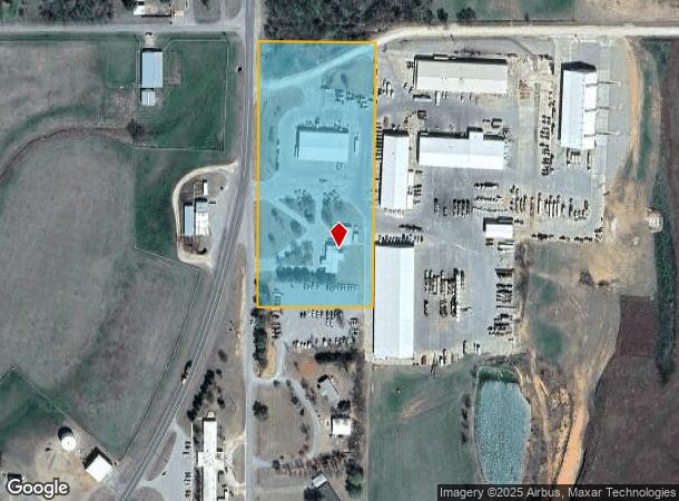 1104 N Elm St, Seiling, OK Parcel Map