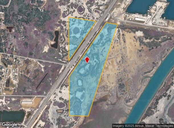 W Of Intracoastal Canal, Rockport, TX Parcel Map