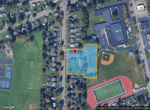 130 Oakwood Ave, Elmira, NY Parcel Map