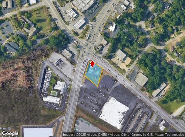  1301 S Pleasantburg Dr, Greenville, SC Parcel Map