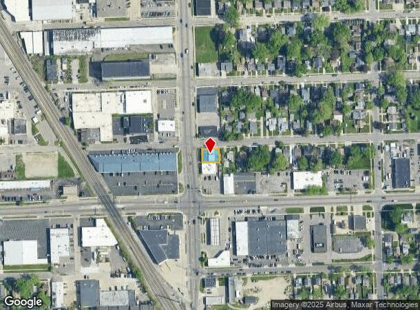 1840 Hilton Rd, Ferndale, MI Parcel Map