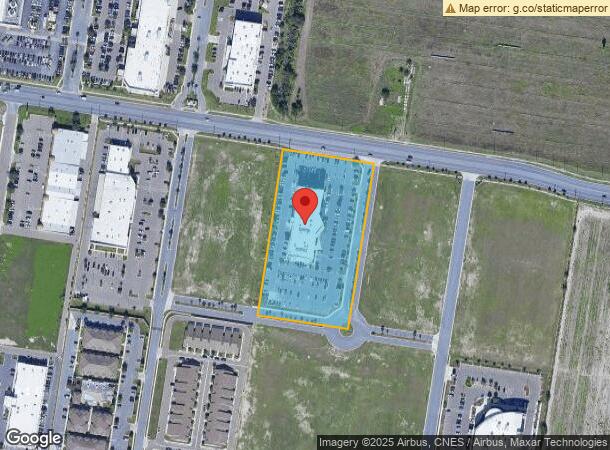  1100 E Dove Ave, Mcallen, TX Parcel Map