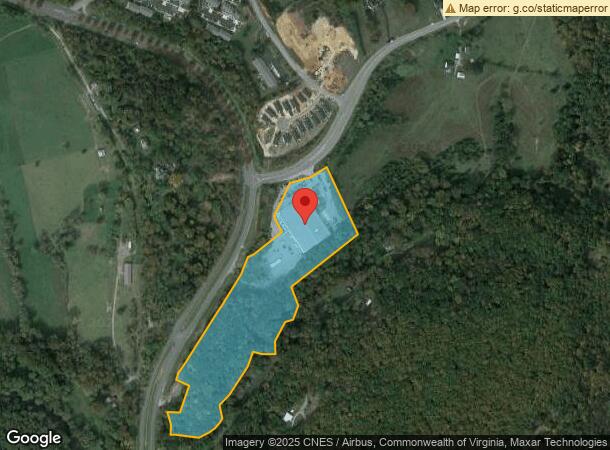  1120 W Rock Rd, Radford, VA Parcel Map