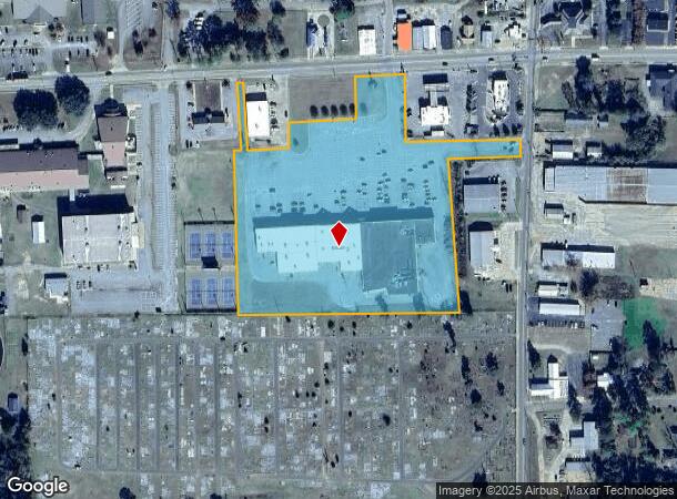 12246 Columbia St, Blakely, GA Parcel Map