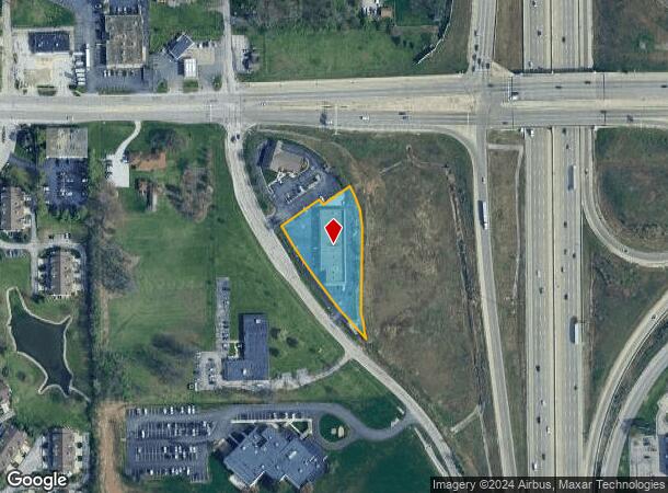  855 N High School Rd, Indianapolis, IN Parcel Map