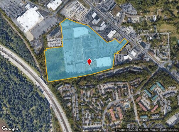 9616 Reisterstown Rd, Owings Mills, MD Parcel Map