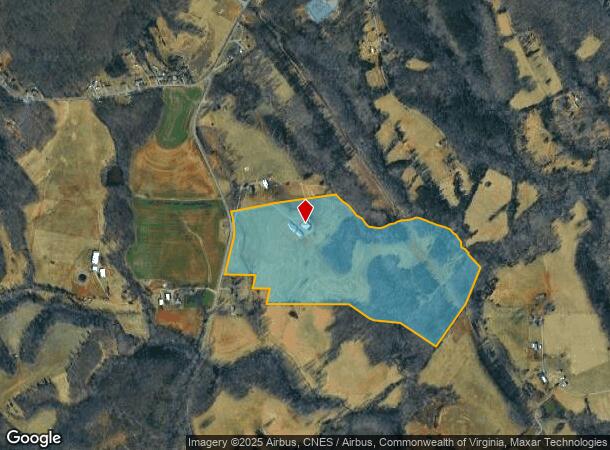 1142 Ayers Rd, Glade Hill, VA Parcel Map