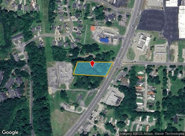  2117 Cleveland Hwy, Dalton, GA Parcel Map