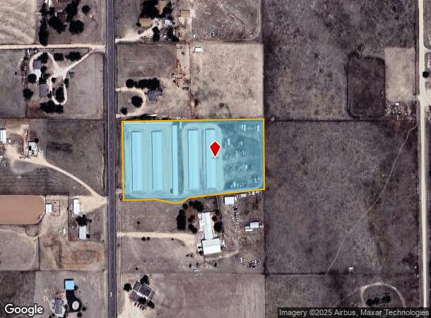 1175 N Ellicott Hwy, Calhan, CO Parcel Map
