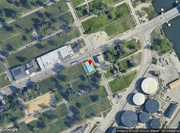 301 S Oakwood, Detroit, MI Parcel Map