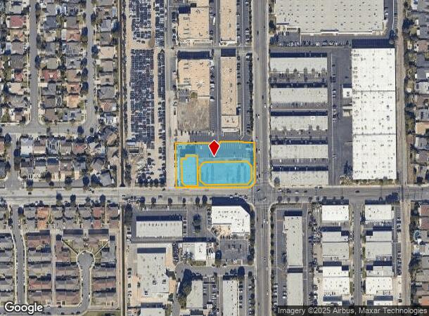 16291 Gothard St, Huntington Beach, CA Parcel Map