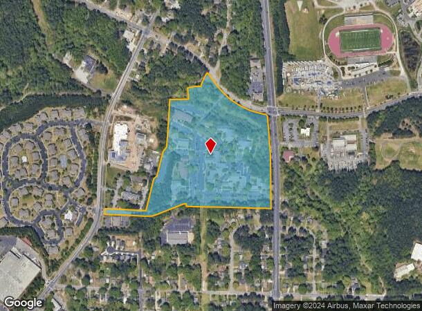  943 Stadium Dr, Durham, NC Parcel Map