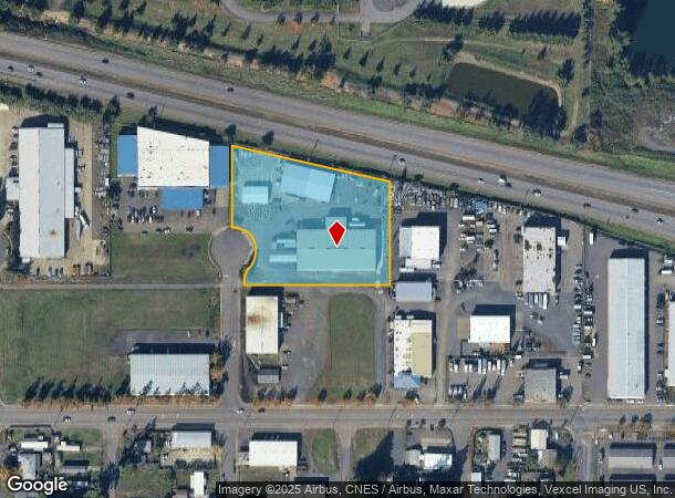 1655 32Nd St, Springfield, OR Parcel Map