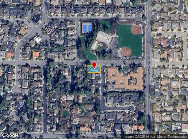  22606 Voss Ave, Cupertino, CA Parcel Map