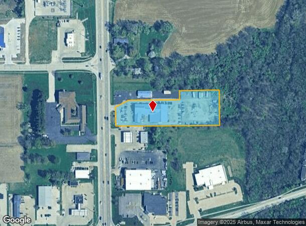  1210 N Main St, Chatham, IL Parcel Map