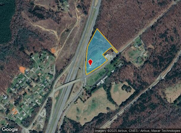 2527 Main St, Hurt, VA Parcel Map