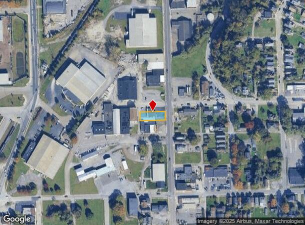 702 S Mill St, New Castle, PA Parcel Map