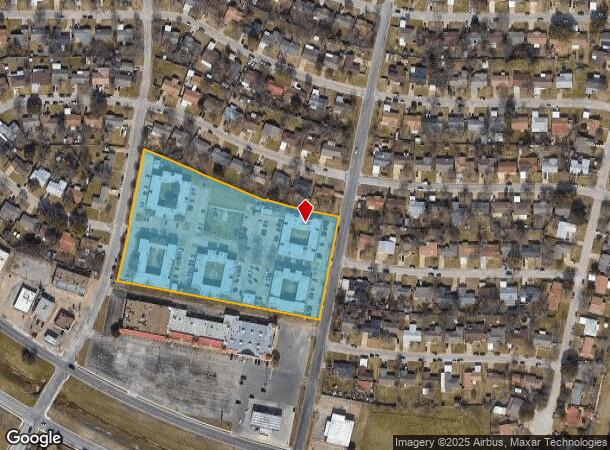 917 Coury Rd, Fort Worth, TX Parcel Map