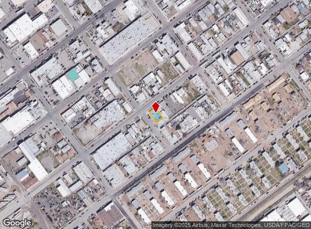  2100 Bassett Ave, El Paso, TX Parcel Map