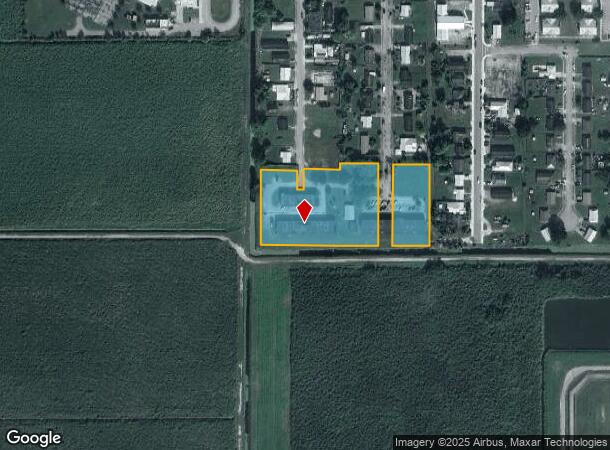  1101 Virginia Ln, South Bay, FL Parcel Map