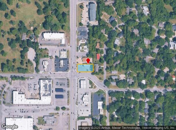 828 Iowa St, Lawrence, KS Parcel Map