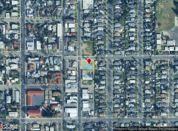  1496 N Van Ness Ave, Fresno, CA Parcel Map