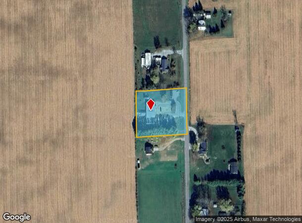  640 County Road 27, Ashley, IN Parcel Map