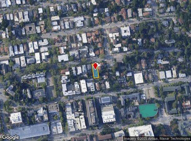  2572 Le Conte Ave, Berkeley, CA Parcel Map