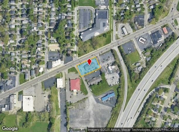  604 608 E Cuyahoga Falls Ave E, Akron, OH Parcel Map