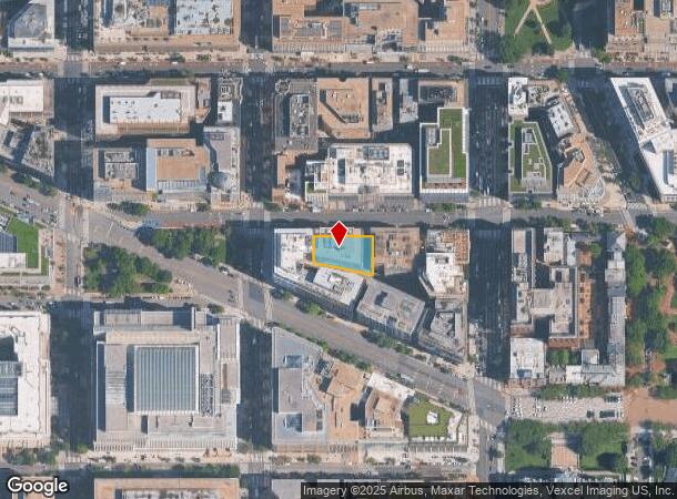 1750 H St Nw, Washington, DC Parcel Map