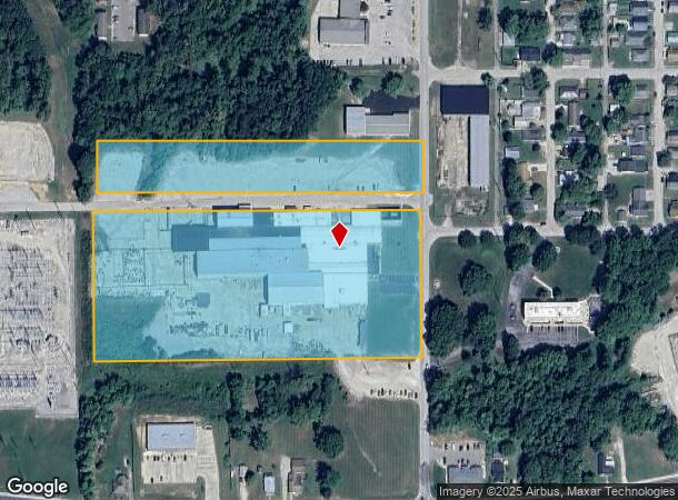  905 X St, Bedford, IN Parcel Map