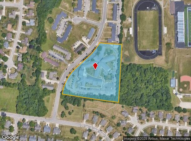  1120 Dunaway St, Miamisburg, OH Parcel Map