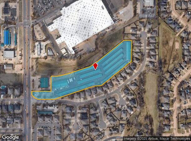  1000 N Santa Fe Ave, Edmond, OK Parcel Map