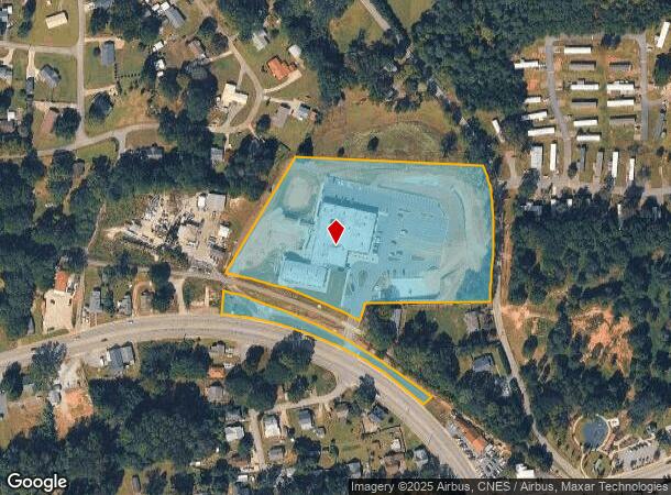  210 Fern St, Easley, SC Parcel Map