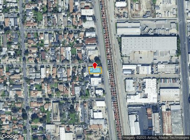  1401 S Alameda St, Compton, CA Parcel Map