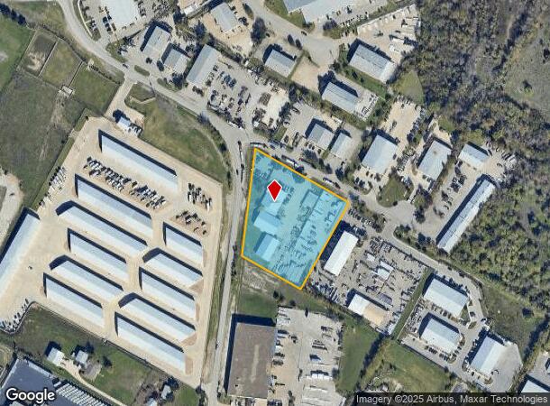 1821 Central Commerce Ct, Round Rock, TX Parcel Map