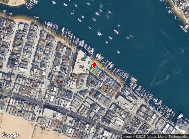  405 E Edgewater Ave, Newport Beach, CA Parcel Map