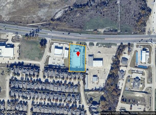  6401 W University Dr, Mckinney, TX Parcel Map