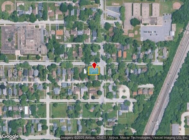  3603 213Th Pl, Matteson, IL Parcel Map