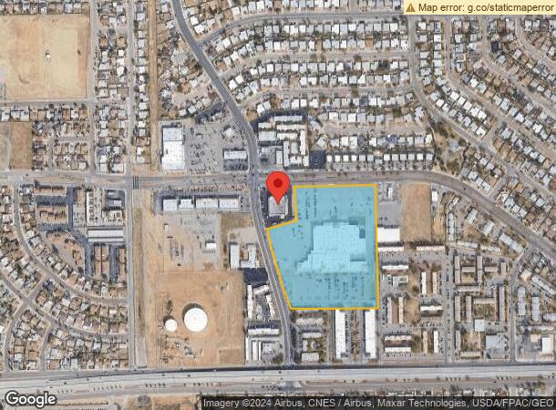  10090 Rushing Rd, El Paso, TX Parcel Map