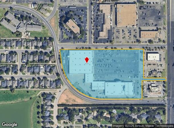 6814 Slide Rd, Lubbock, TX Parcel Map
