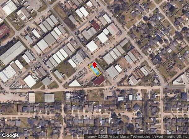  1302 Iowa St, South Houston, TX Parcel Map