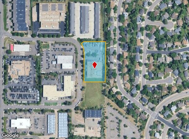  8136 S Grant Way, Littleton, CO Parcel Map