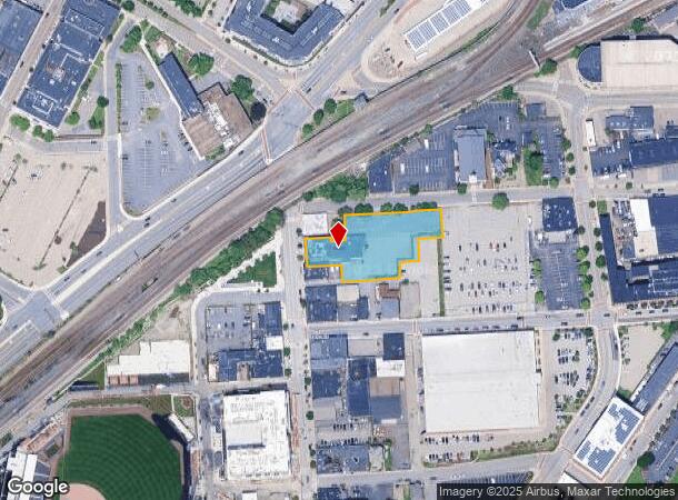 42 Green St, Worcester, MA Parcel Map